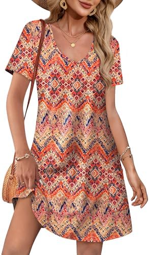 Beach Vacation Clothes for Women Fashion Bohemian Summer in Floral 02