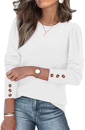 Blouses for Women Business Casual Women's Clothing Fall Long