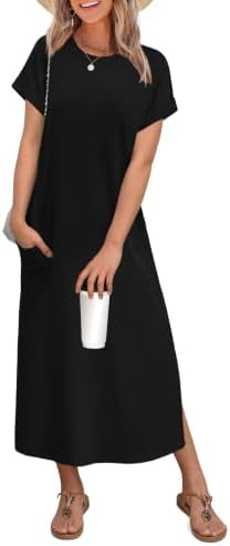 Business Casual Outfits for Women Black Formal Dresses with Two