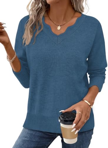 Business Casual Outfits for Women Dressy Fall Sweaters for in Dark Blue
