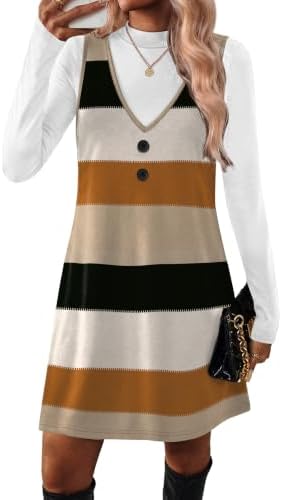 Dresses for Women Two Piece Sets Fall Dresses Party Date Night in White-stripes