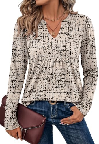 Fall Clothes for Women Teacher Outfits Long Sleeve Tops Fall