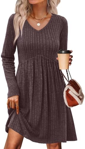 Fall Dresses for Women 2026 Chocolate Brown Dress Cowboy Chic in Chocolate Brown