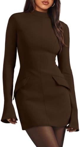 Fall Outfits for Women 2025 Wedding Guest Winter Dress for in Coffeebrown