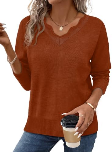 Fall Sweaters Fall Outfits for Women Fall Clothes Cozy Sweaters in Solid Caramel