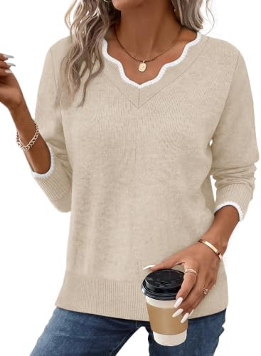 Fall Sweaters for Women Fall Outfits for Women Clothes Long in Apricot