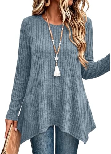 Fall Sweaters for Women Winter Clothing Long Sleeve Tops Work
