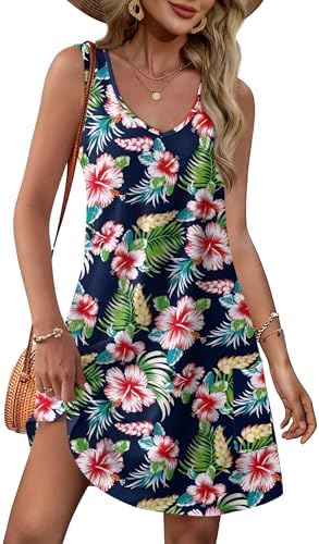 Hawaiian Dresses for Women Boho Tank Dress 2026 Fashion Cover in A Floral 19