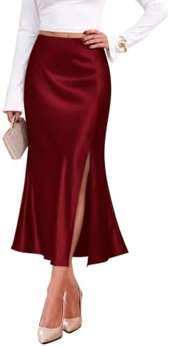 High Waist Red Skirt Women Winter Outfits for Women 2026 L