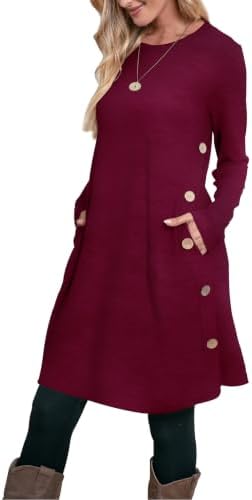 Long Sleeve Dress for Women Sweater Dress Maternity Dress Fall