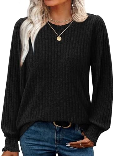 Long Sleeve Shirts for Women Trendy Business Casual Outfits
