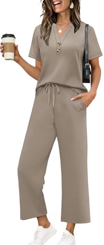 Lounge Sets for Women 2 Piece Cruise Outfits Summer Workout