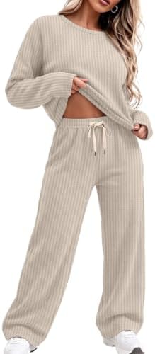 Pajamas for Women Set Soft Lounge 2 Piece Sets Winter Fall