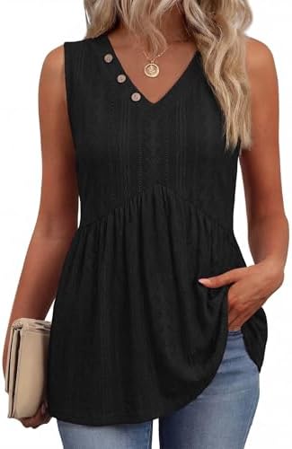 Plus Size Tank Tops for Women 2026 Black Tank Top Women Summer