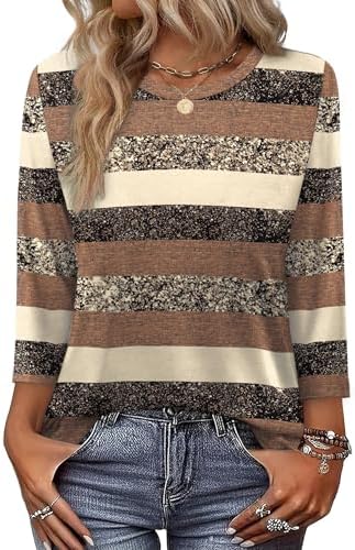 Plus Size Tops For Women Chocolate Brown Fall Clothes Blouses