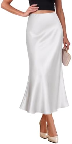 Skirts for Women 2026 Birthday Outfits for Women White XL in White