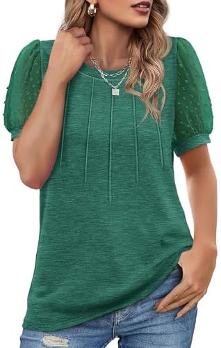 St Patricks Day Shirts for Women Beach Vacation Clothes Spring in D-green