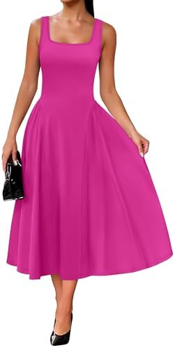 Summer Dresses for Women 2026 Spring A Line Business Casual in Pink
