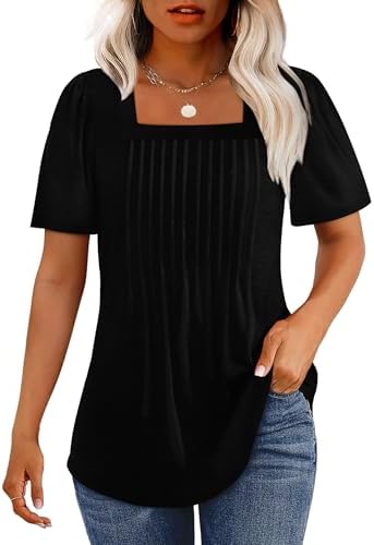 Summer Tops for Women 2026 Fashion Clothing Womens Tops Dressy in Black
