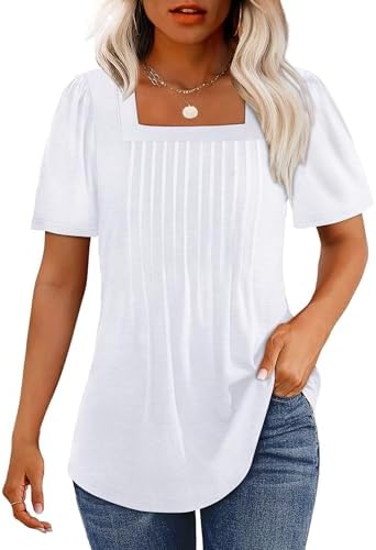 Summer Tops for Women 2026 Trendy Fashion Clothing Spring in White