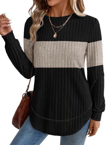 Sweaters for Women Teacher Fall Outfits Womens Tops Long Sleeve