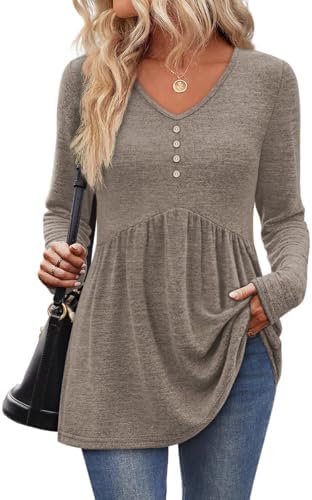Tops for Women Trendy Long Sleeve Tops Fashion Clothing Plus