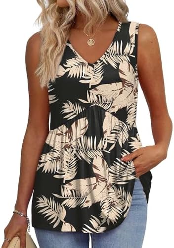 Tropical Vacation Outfits for Women Summer Boho Tops Cruise