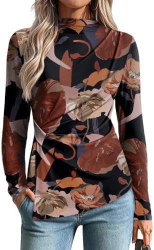 Vacation Outfits for Women Tops Trendy 2026 Blouses Dressy in Floral