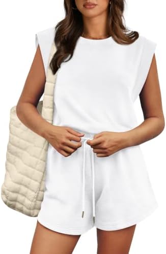White Rompers for Women Dressy Casual Summer Vacation Outfits in 0-white