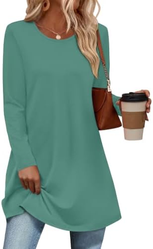 Winter Clothing For Women Plus Size Fall Tops Green 2XL