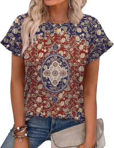 Womens Blouses Fashion Clothing Summer Outfits Boho Tops for