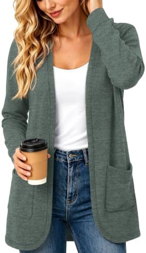 Womens Cardigan Casual Long Sleeve Shirts Fall Clothes Clothing
