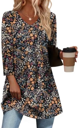 Womens Oversized Tee Shirts Womens Tops With Leggings Floral 09 in Floral 09