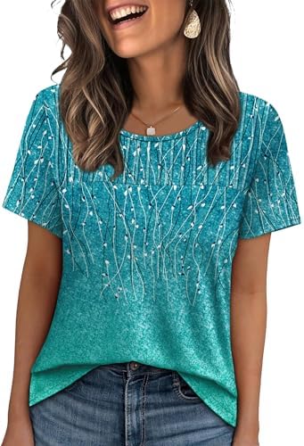 Womens Shirts Summer Clothes Short Sleeve T Shirts Spring