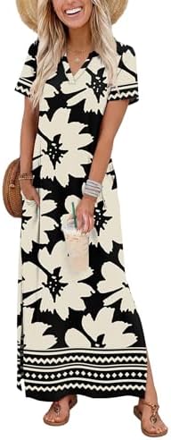 Womens Summer Dresses Elegant Classy Maxi Dress Spring Loose