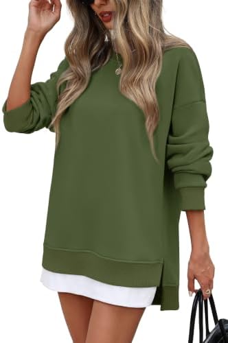 Womens Sweatshirt Crewneck Fall Women's Clothing Long Sleeve