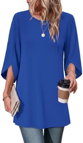Womens Tops Plus Size Fall Fashion Must Haves Cozy Winter in Blue