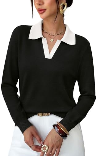 Womens Tops Plus Size Long Sleeve Shirts Fall Sweaters Winter