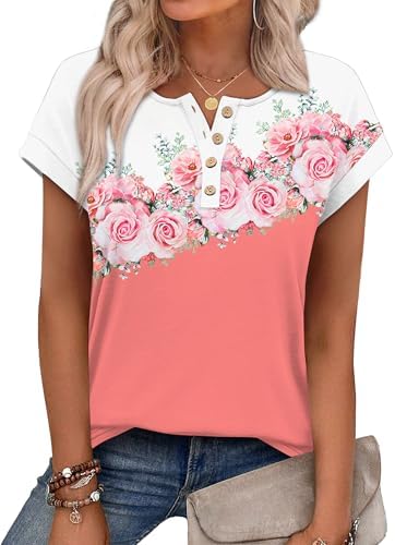 Womens Tops Plus Size Womens Clothing Valentines Shirts Short